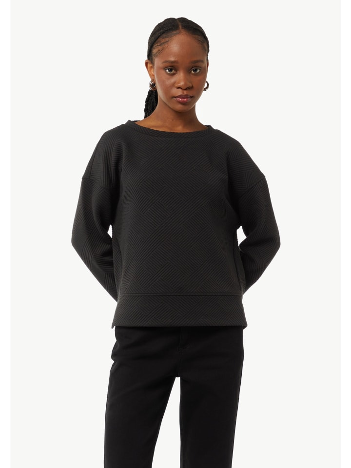 Толстовка comma CI Sweatshirt langarm, черный 
Толстовка comma CI Sweatshirt langarm, черный