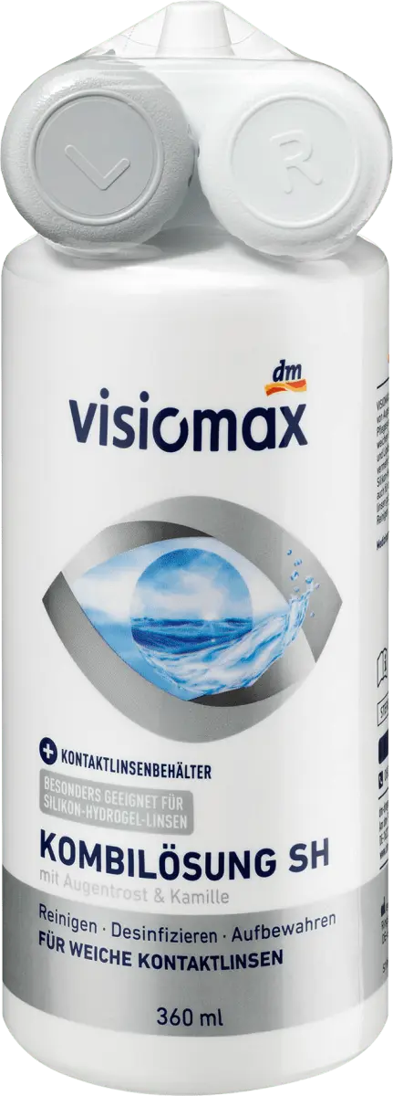 Комбинированный раствор силикон-гидрогеля с очанкой и ромашкой 360 мл VISIOMAX
Комбинированный раствор силикон-гидрогеля с очанкой и ромашкой 360 мл VISIOMAX