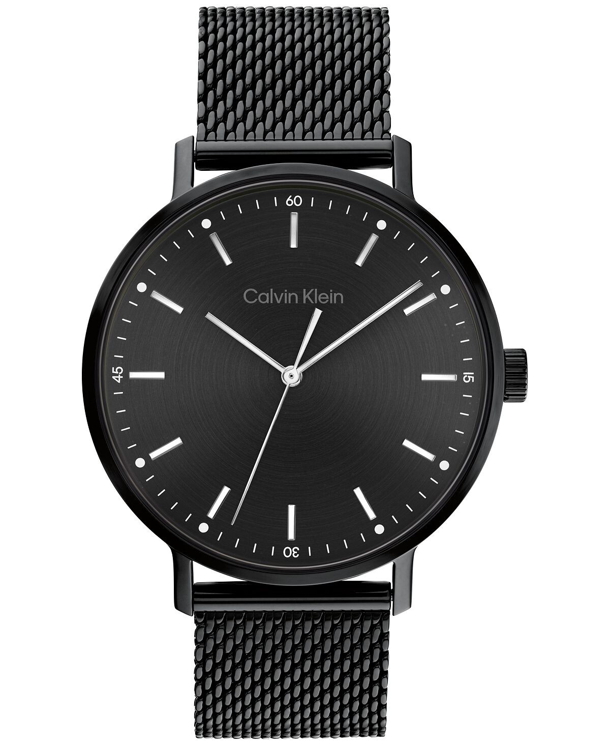 Черные часы-браслет из нержавеющей стали с сеткой, 42 мм Calvin Klein
Черные часы-браслет из нержавеющей стали с сеткой, 42 мм Calvin Klein