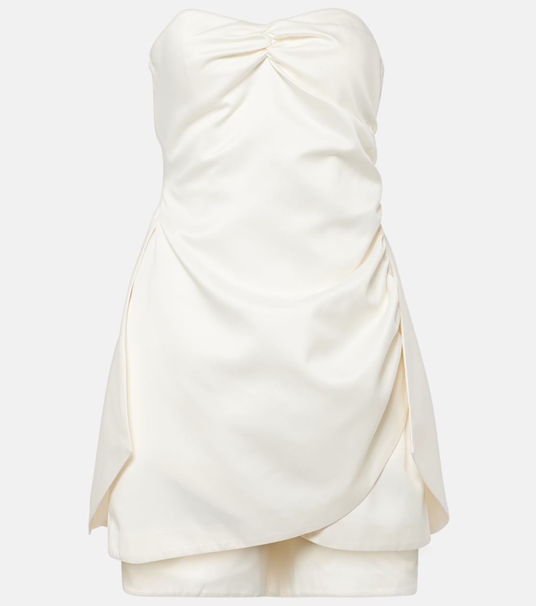 Свадебное мини-платье без бретелек Rotate, Egret
Свадебное мини-платье без бретелек Rotate, Egret