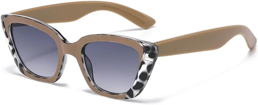 Роскошные ретро-солнцезащитные очки в стиле «кошачий глаз» с леопардовым принтом и градиентным зеркальным покрытием для женщин и мужчин, модный повседневный дизайн, защита от УФ-излучения UV400 SZVVBKK, Khaki Leopard Grey
Роскошные ретро-солнцезащитные очки в стиле «кошачий глаз» с леопардовым принтом и градиентным зеркальным покрытием для женщин и мужчин, модный повседневный дизайн, защита от УФ-излучения UV400 SZVVBKK, Khaki Leopard Grey