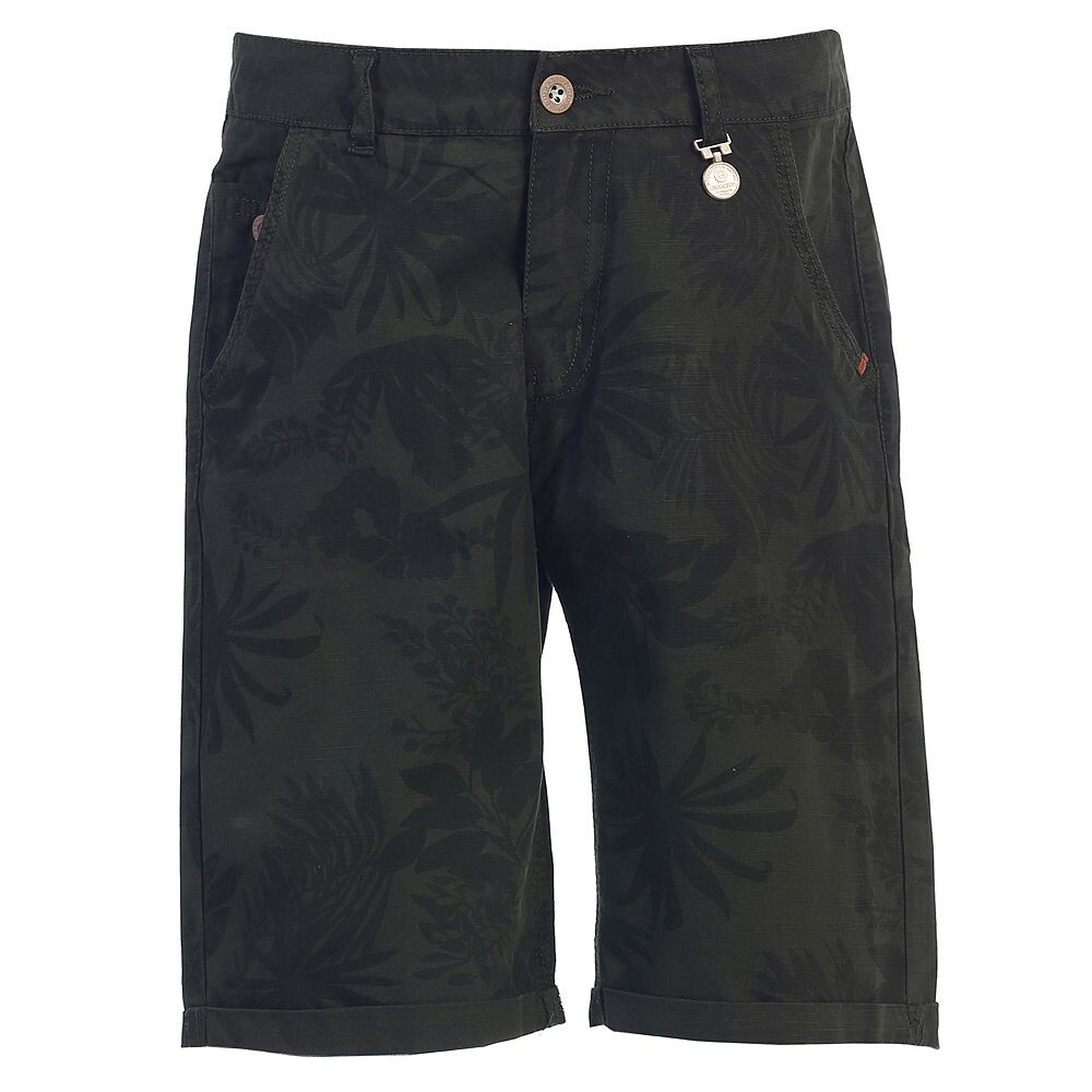 Gioberti Boy's Garment Wash Повседневные шорты с тропическим цветочным принтом, 5 карманов, цвет Olive B
Gioberti Boy's Garment Wash Повседневные шорты с тропическим цветочным принтом, 5 карманов, цвет Olive B