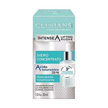 Концентрированная сыворотка против морщин Intense A Lifting с гиалуроновой кислотой 30мл, Clinians
Концентрированная сыворотка против морщин Intense A Lifting с гиалуроновой кислотой 30мл, Clinians