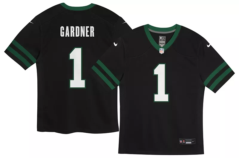 Черная альтернативная игровая майка Nike Toddler New York Jets Ahmad Sauce Gardner #1
Черная альтернативная игровая майка Nike Toddler New York Jets Ahmad Sauce Gardner #1