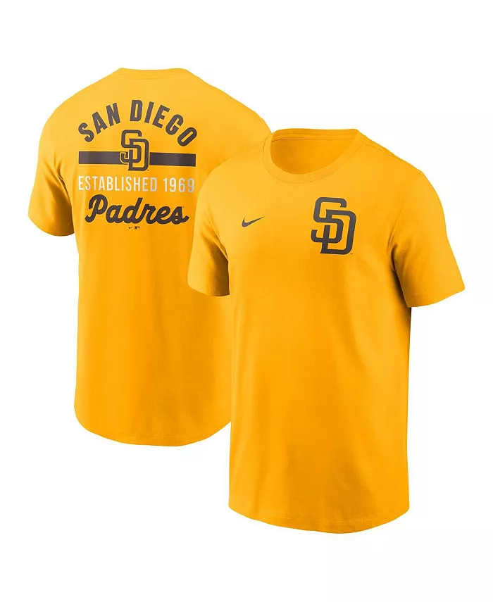 Мужская футболка Gold San Diego Padres 2-Hit Nike
Мужская футболка Gold San Diego Padres 2-Hit Nike