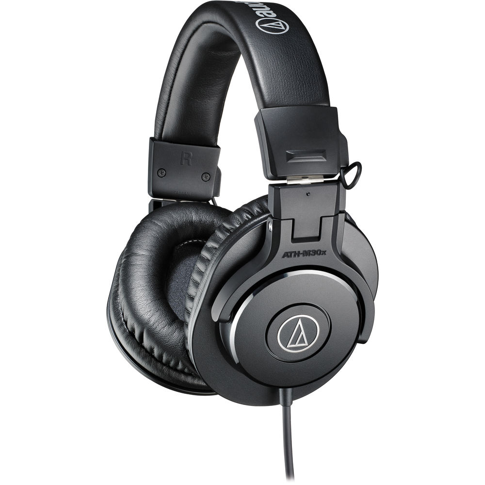 Закрытые мониторные наушники Audio-Technica ATH-M30x (черные)
Закрытые мониторные наушники Audio-Technica ATH-M30x (черные)