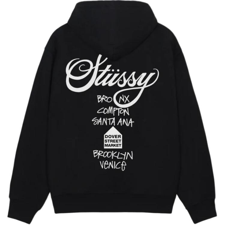 Худи world tour Stussy, черный
Худи world tour Stussy, черный
