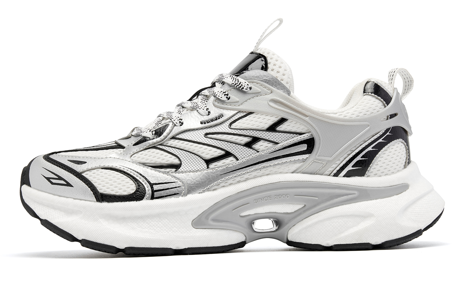 QIAODAN Низкие повседневные туфли с защитой от скольжения и истиранию, мужские, Cloud Peak, белые, серебристые
QIAODAN Низкие повседневные туфли с защитой от скольжения и истиранию, мужские, Cloud Peak, белые, серебристые