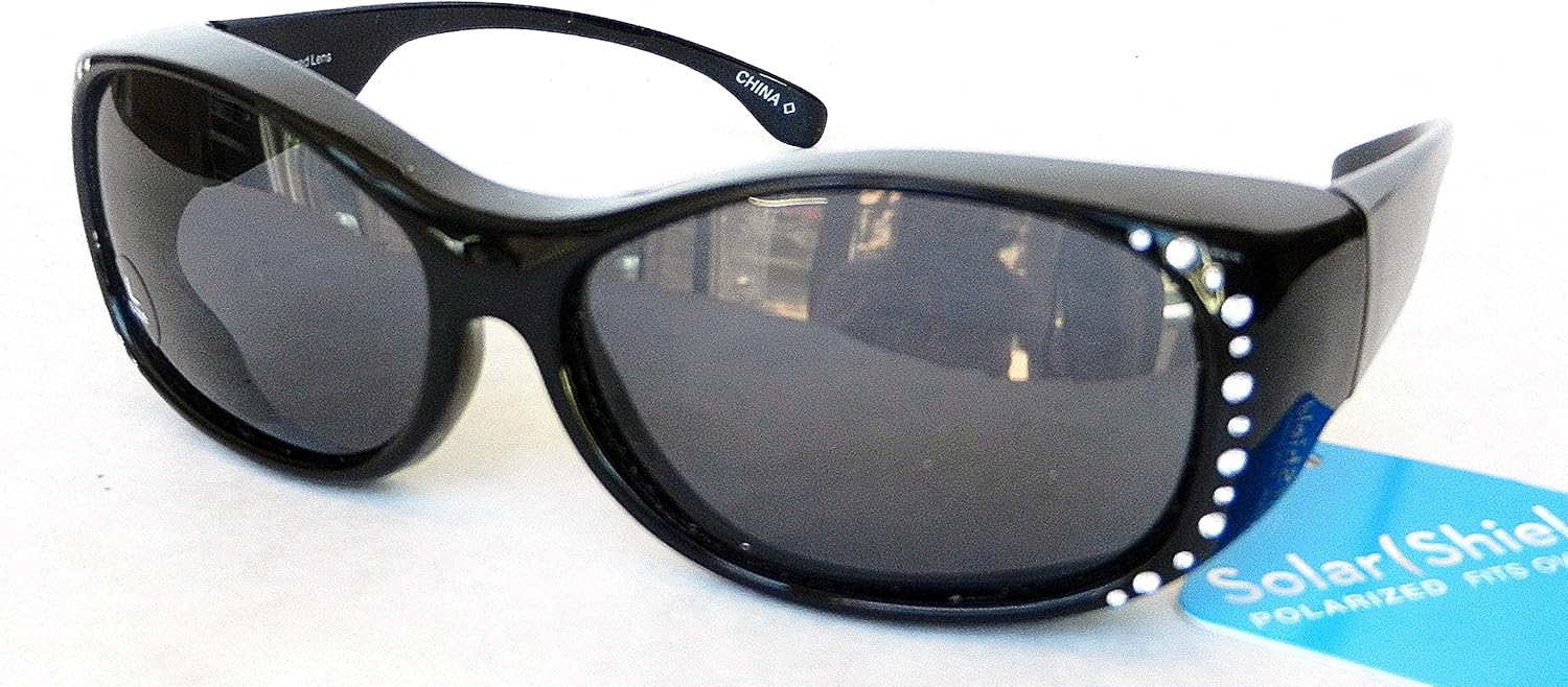 Солнцезащитные очки Solar Shield с поляризованными линзами и стразами, надеваемые поверх очков с диоптриями (1414) + бесплатная салфетка для чистки в подарок Subsistent, Gray
Солнцезащитные очки Solar Shield с поляризованными линзами и стразами, надеваемые поверх очков с диоптриями (1414) + бесплатная салфетка для чистки в подарок Subsistent, Gray