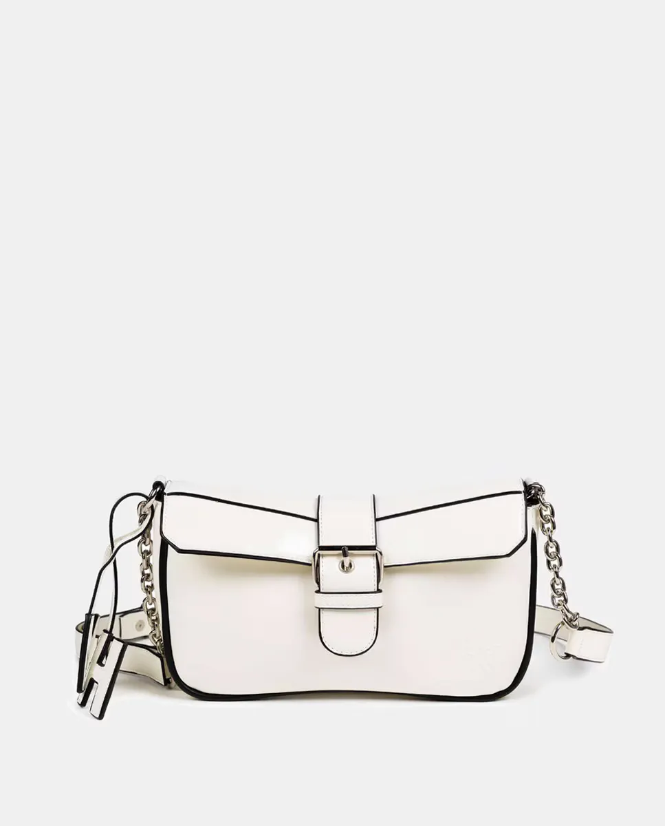 Сумка-багет с клапаном на магнитной застежке Munich, белый
Сумка-багет с клапаном на магнитной застежке Munich, белый