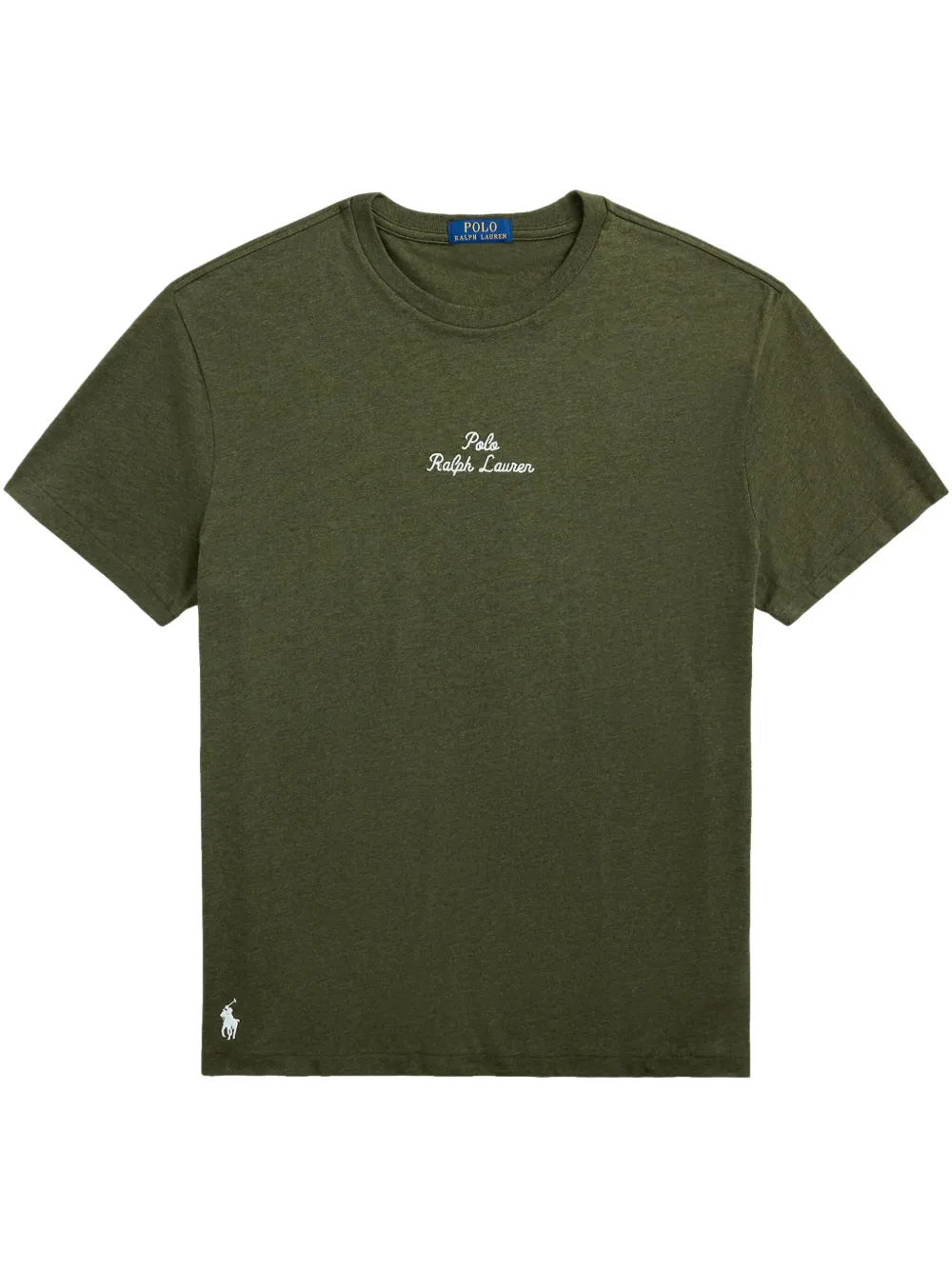 Футболка с вышитым логотипом POLO RALPH LAUREN, зеленый 
Футболка с вышитым логотипом POLO RALPH LAUREN, зеленый