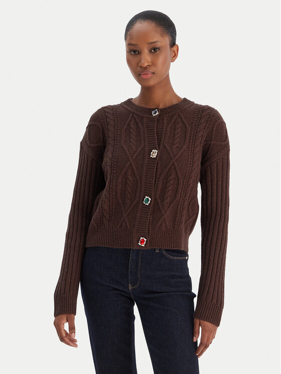 Кардиган regular fit MF5423 MS040 Liu Jo, коричневый
Кардиган regular fit MF5423 MS040 Liu Jo, коричневый
