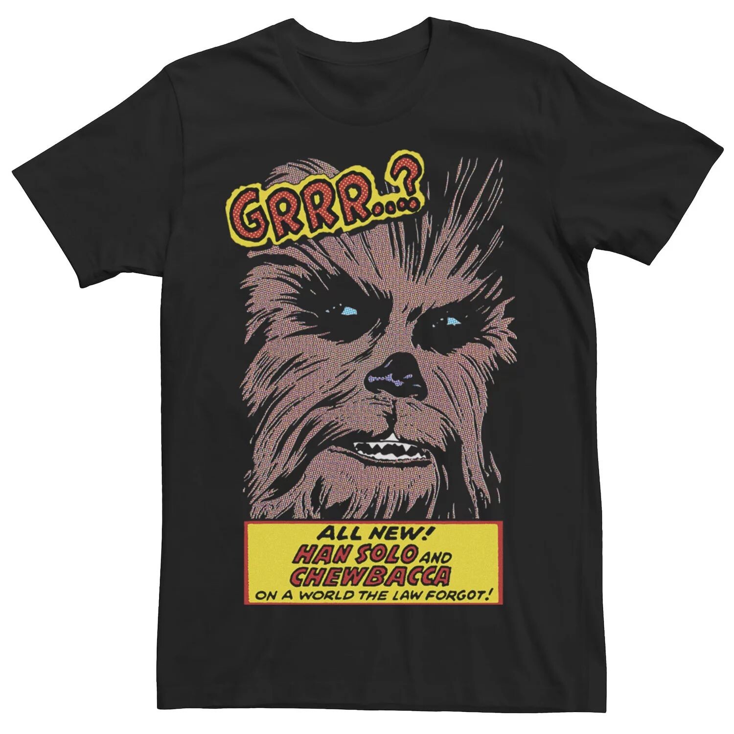 Мужская футболка с комиксами Chewbacca Grrr Star Wars
Мужская футболка с комиксами Chewbacca Grrr Star Wars