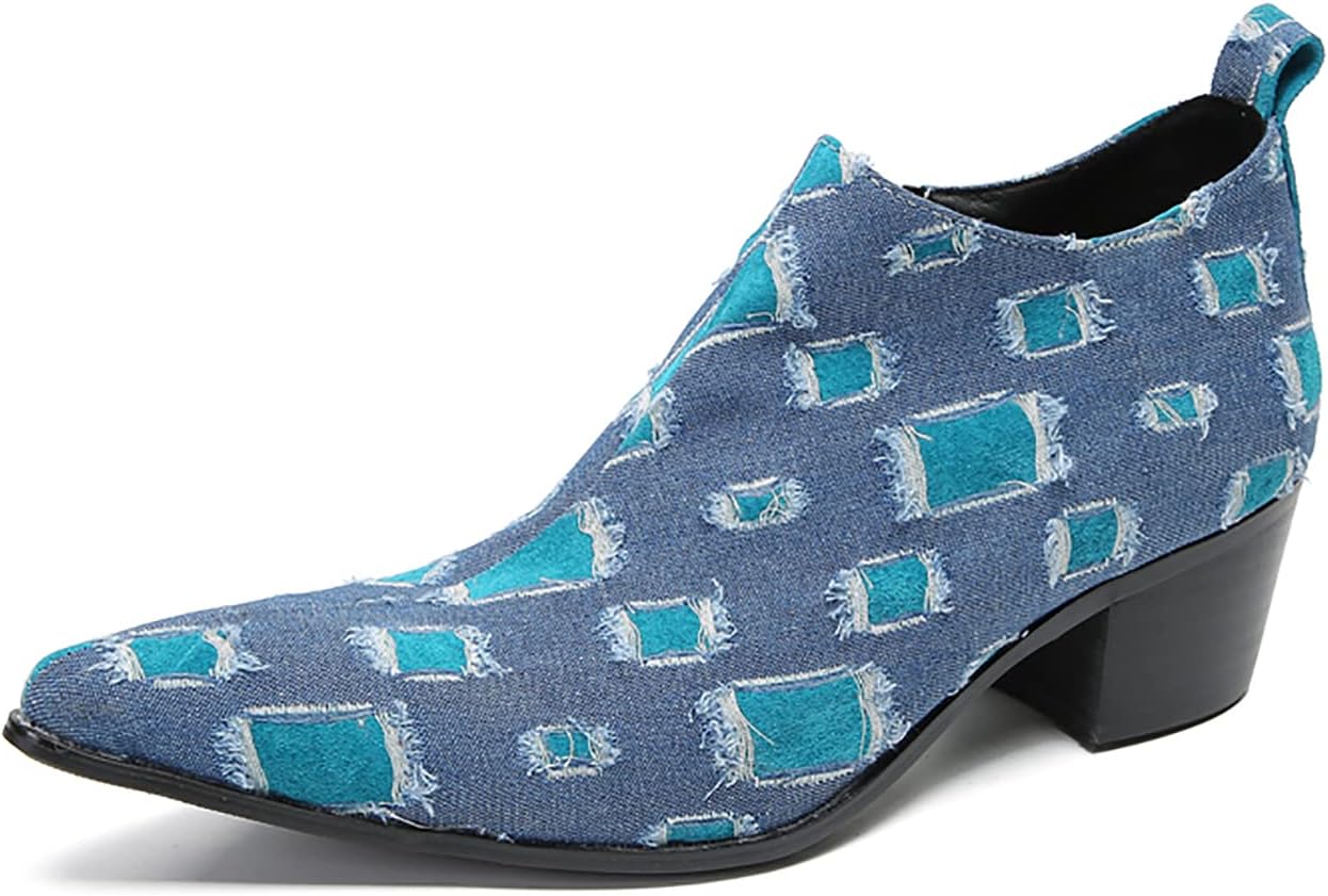 Мужские ботинки челси Santimon для модных мероприятий/свадеб/вечеринок в стиле вестерн- замшевые и кожаные ботильоны с молнией и перфорацией на мыске, стильные ковбойские ботинки чукка для выпускного вечера, ночного клуба, дискотеки, голубой
Мужские ботинки челси Santimon для модных мероприятий/свадеб/вечеринок в стиле вестерн- замшевые и кожаные ботильоны с молнией и перфорацией на мыске, стильные ковбойские ботинки чукка для выпускного вечера, ночного клуба, дискотеки, голубой