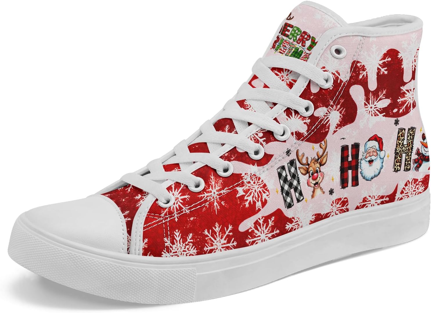 Рождественские высокие кеды из ткани для женщин и мужчин, праздничный подарок, удобные стильные плоские кроссовки для прогулок Awsole, белый/красный/розовый/коричневый
Рождественские высокие кеды из ткани для женщин и мужчин, праздничный подарок, удобные стильные плоские кроссовки для прогулок Awsole, белый/красный/розовый/коричневый