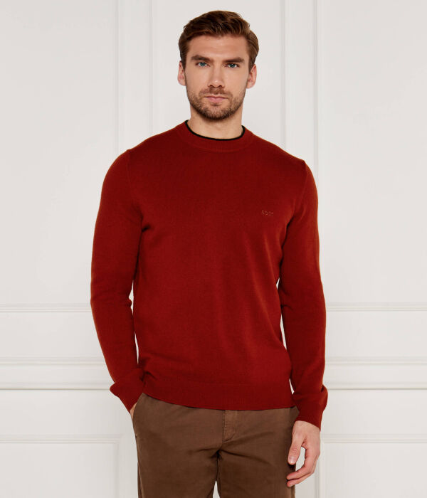 Свитер шерстяной Boss Ebacio Regular Fit, красный
Свитер шерстяной Boss Ebacio Regular Fit, красный