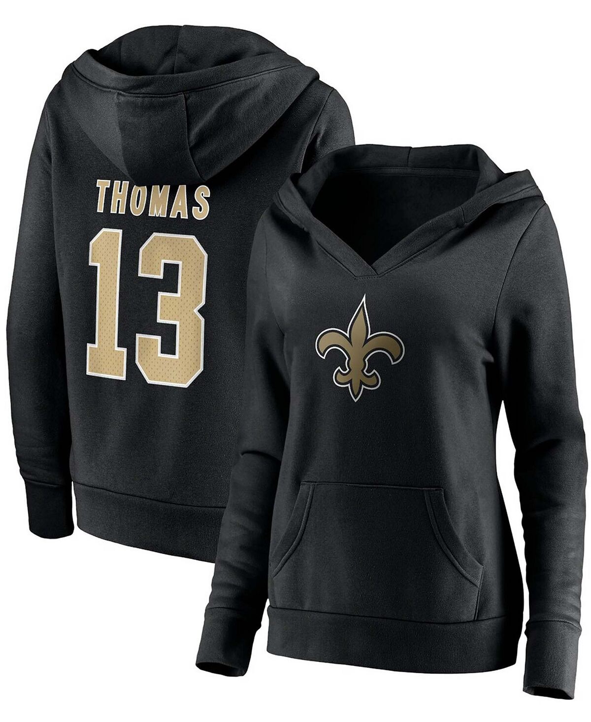 Женский черный пуловер с капюшоном Michael Thomas New Orleans Saints, значок игрока, имя, номер Fanatics, черный
Женский черный пуловер с капюшоном Michael Thomas New Orleans Saints, значок игрока, имя, номер Fanatics, черный