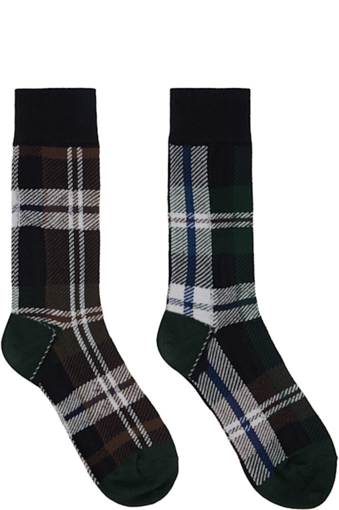 Носки в зеленую и коричневую клетку sacai
Носки в зеленую и коричневую клетку sacai