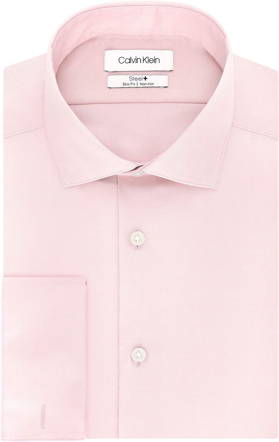 Мужская классическая рубашка Slim Fit без железа с однотонными французскими манжетами Calvin Klein, розовый
Мужская классическая рубашка Slim Fit без железа с однотонными французскими манжетами Calvin Klein, розовый