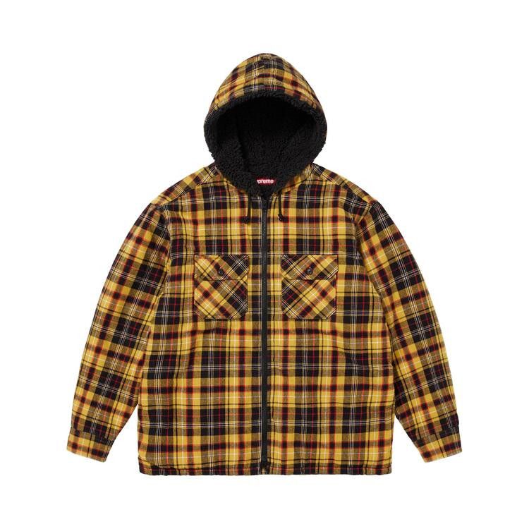 Рубашка Supreme Lined Zip Up Hooded Flannel Shirt 'Yellow'
Рубашка Supreme Lined Zip Up Hooded Flannel Shirt 'Yellow'