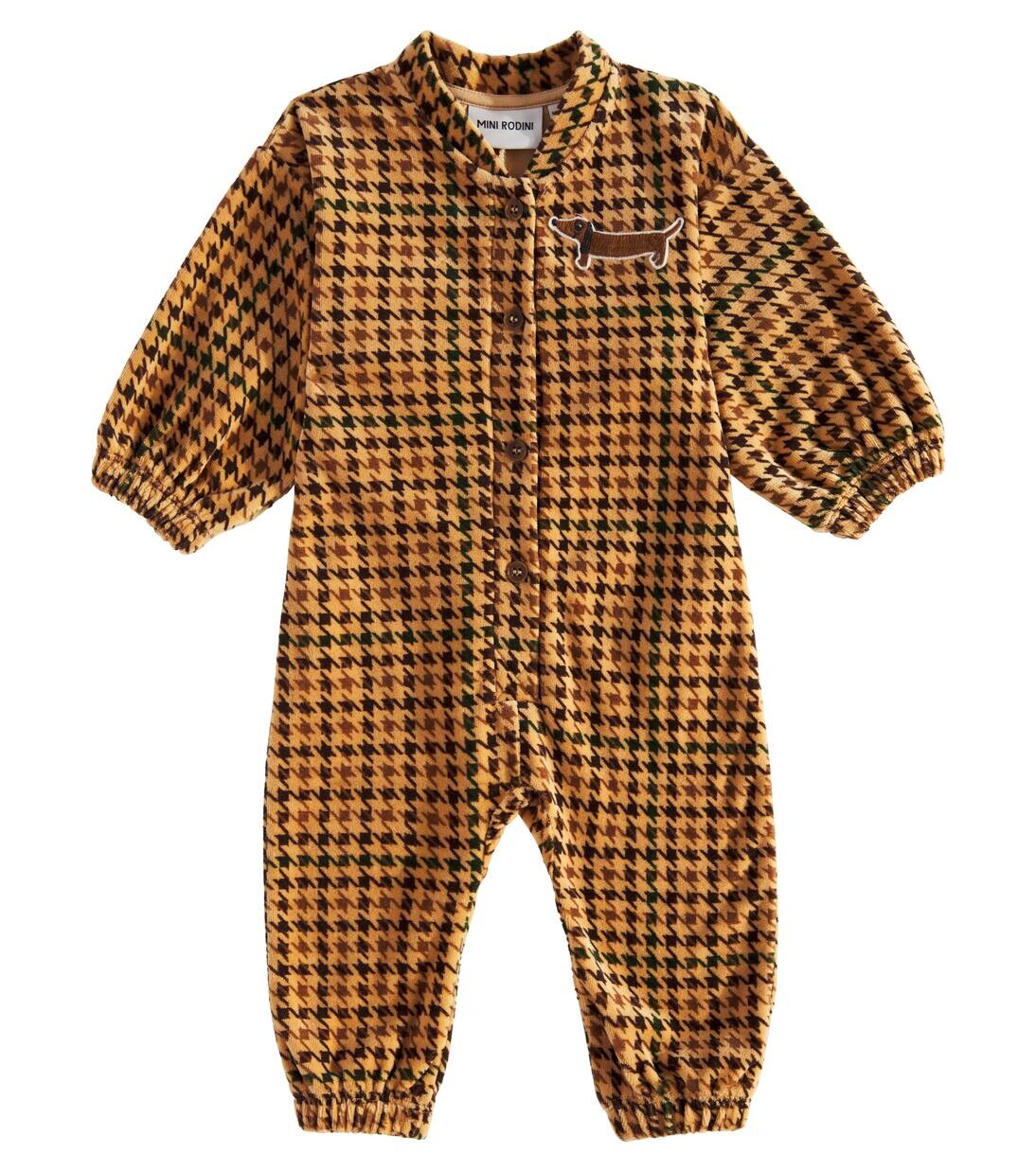 Комбинезон из хлопкового бархата с рисунком «гусиная лапка» Mini Rodini, бежевый
Комбинезон из хлопкового бархата с рисунком «гусиная лапка» Mini Rodini, бежевый