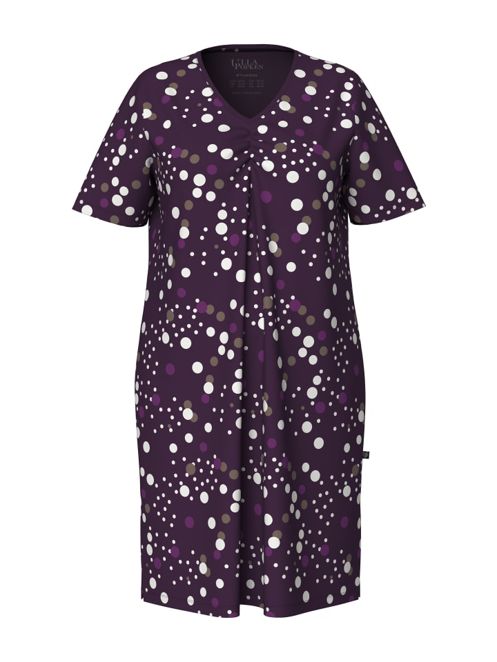 Ночная рубашка виноградно-красного цвета Ulla Popken
Ночная рубашка виноградно-красного цвета Ulla Popken