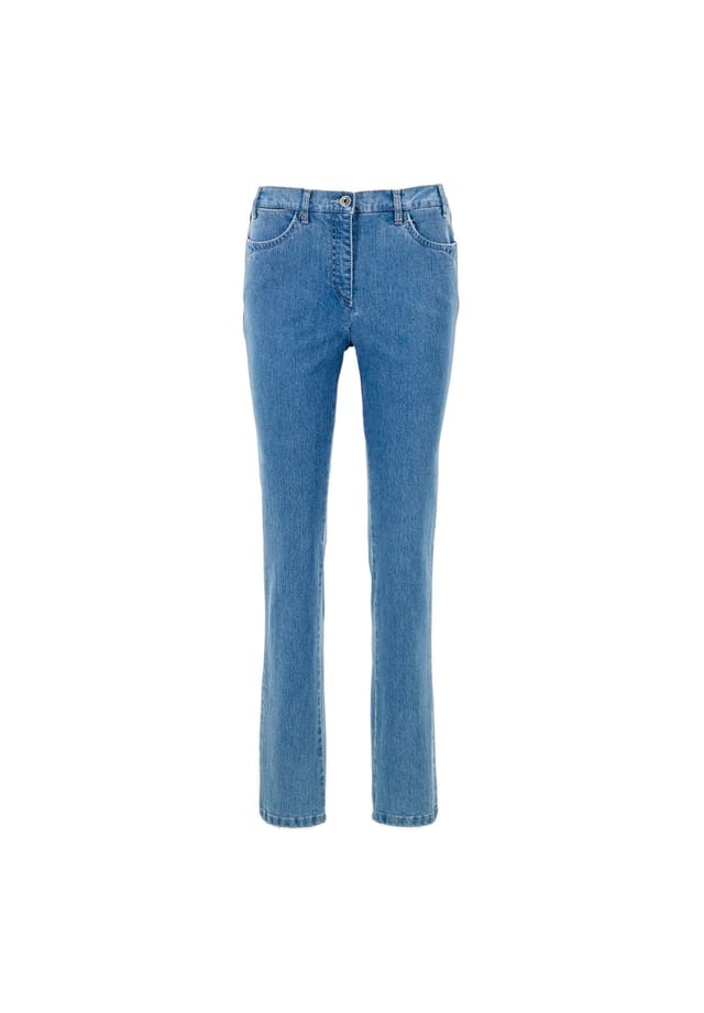 Короткий размер: элегантно декорированные джинсы Anna Goldner, голубой
Короткий размер: элегантно декорированные джинсы Anna Goldner, голубой