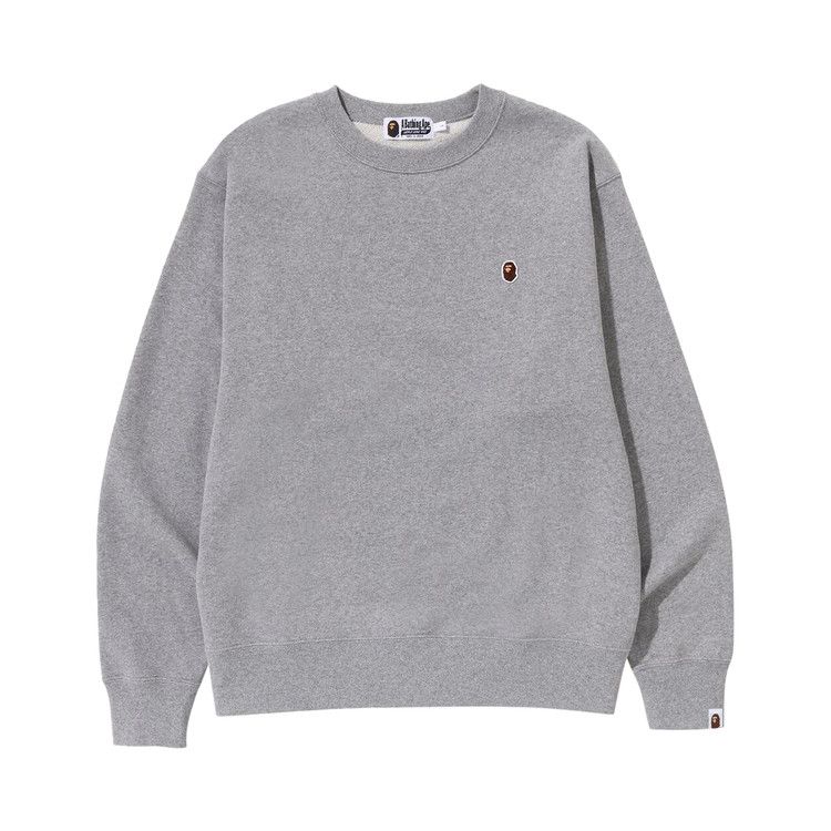 Свитер BAPE Ape Head One Point Relaxed Fit Crewneck, Grey
Свитер BAPE Ape Head One Point Relaxed Fit Crewneck, Grey