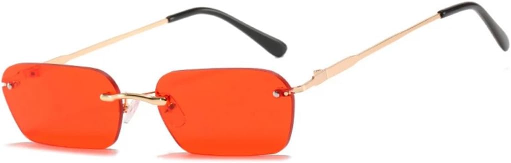 Модные маленькие прямоугольные солнцезащитные очки без оправы для женщин в винтажном стиле с прозрачными линзами цвета океана, мужские розовые и желтые овальные солнцезащитные очки UUPTTPL, Red
Модные маленькие прямоугольные солнцезащитные очки без оправы для женщин в винтажном стиле с прозрачными линзами цвета океана, мужские розовые и желтые овальные солнцезащитные очки UUPTTPL, Red