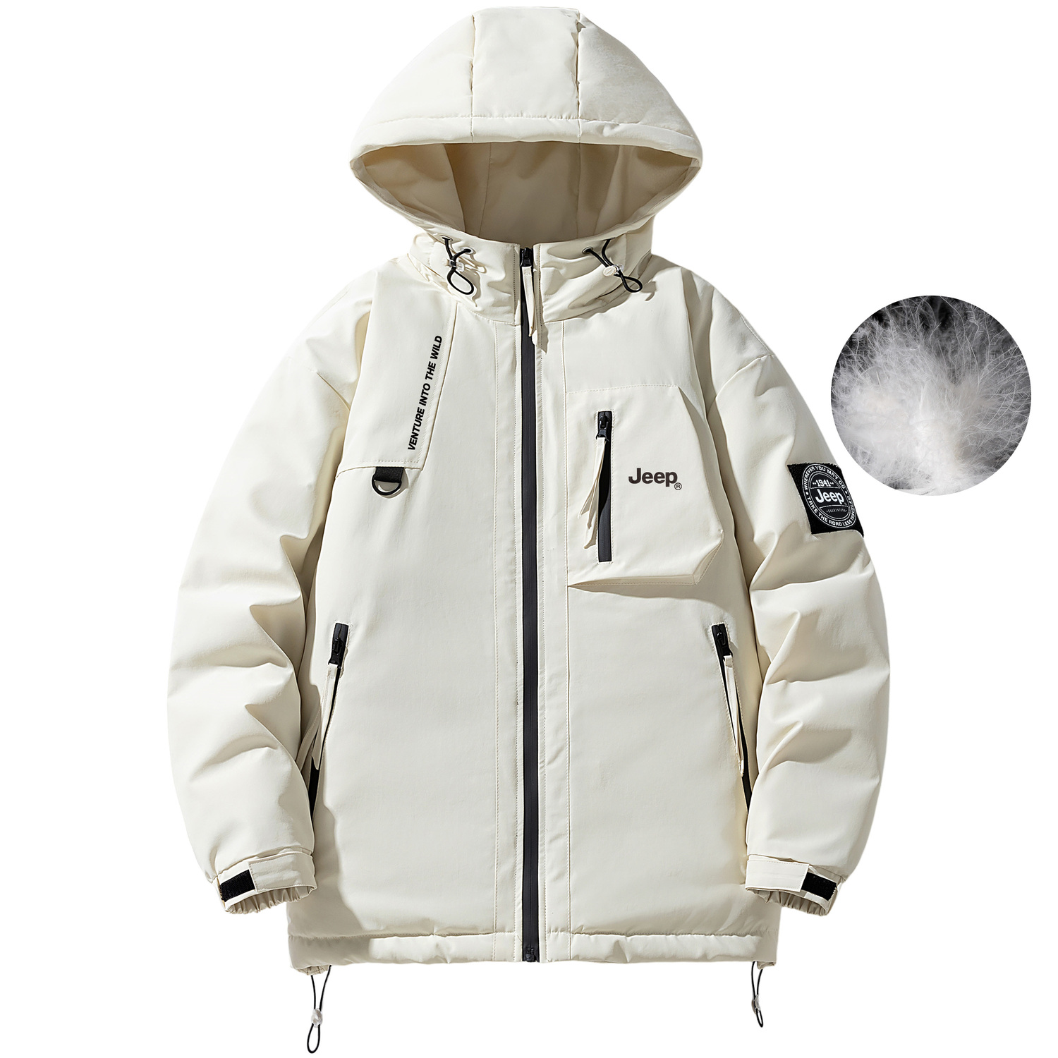 Jeep Унисекс пуховик, Khaki
Jeep Унисекс пуховик, Khaki