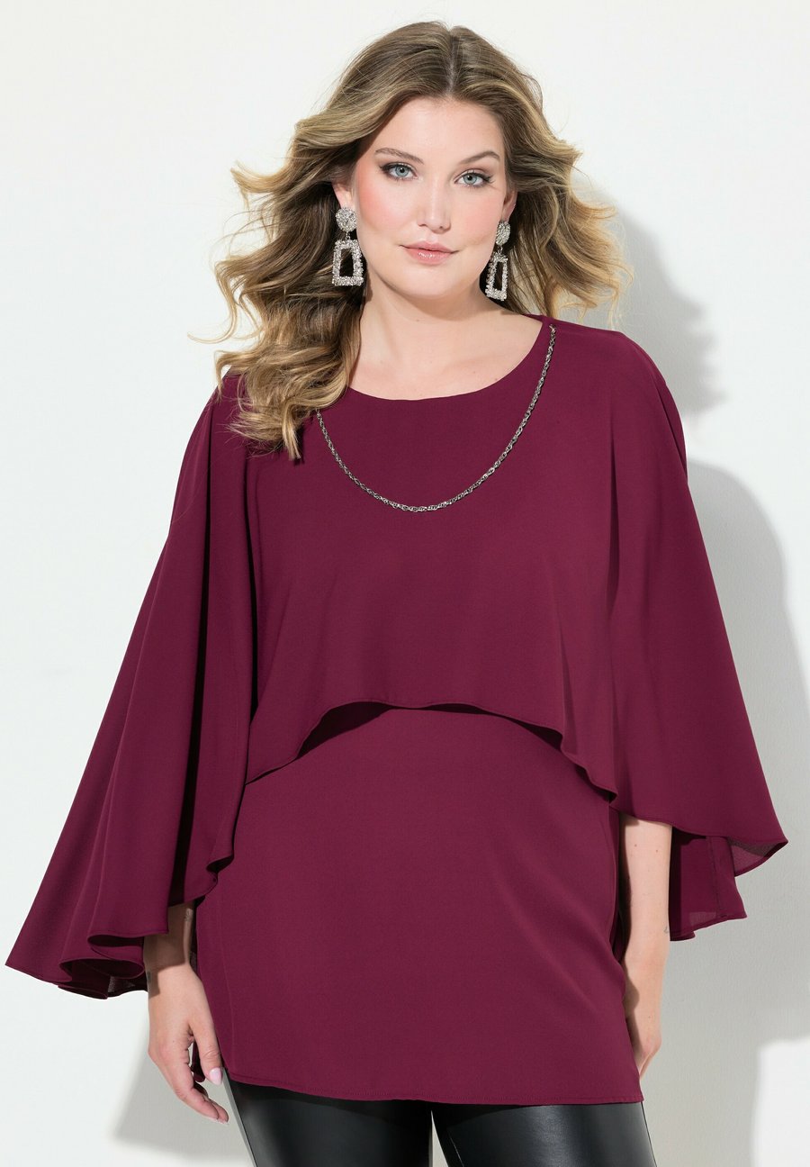 Блуза MIAMODA WITH DRAPED SHOULDERS AND REMOVABLE CHAIN, Purple
Блуза MIAMODA WITH DRAPED SHOULDERS AND REMOVABLE CHAIN, Purple