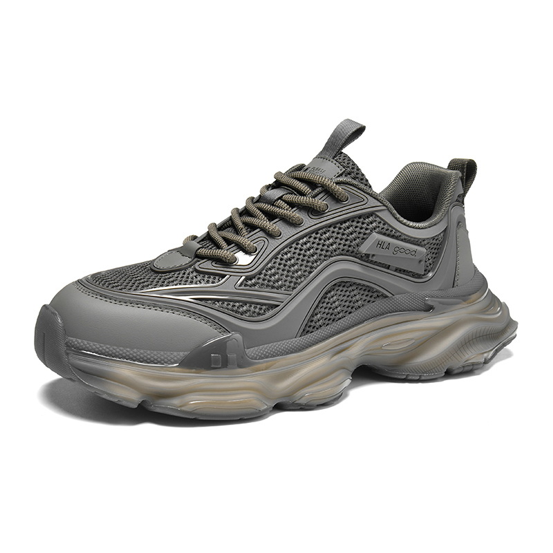 Нескользящие и износостойкие дышащие низкие повседневные туфли для мужчин HLA, Gray
Нескользящие и износостойкие дышащие низкие повседневные туфли для мужчин HLA, Gray