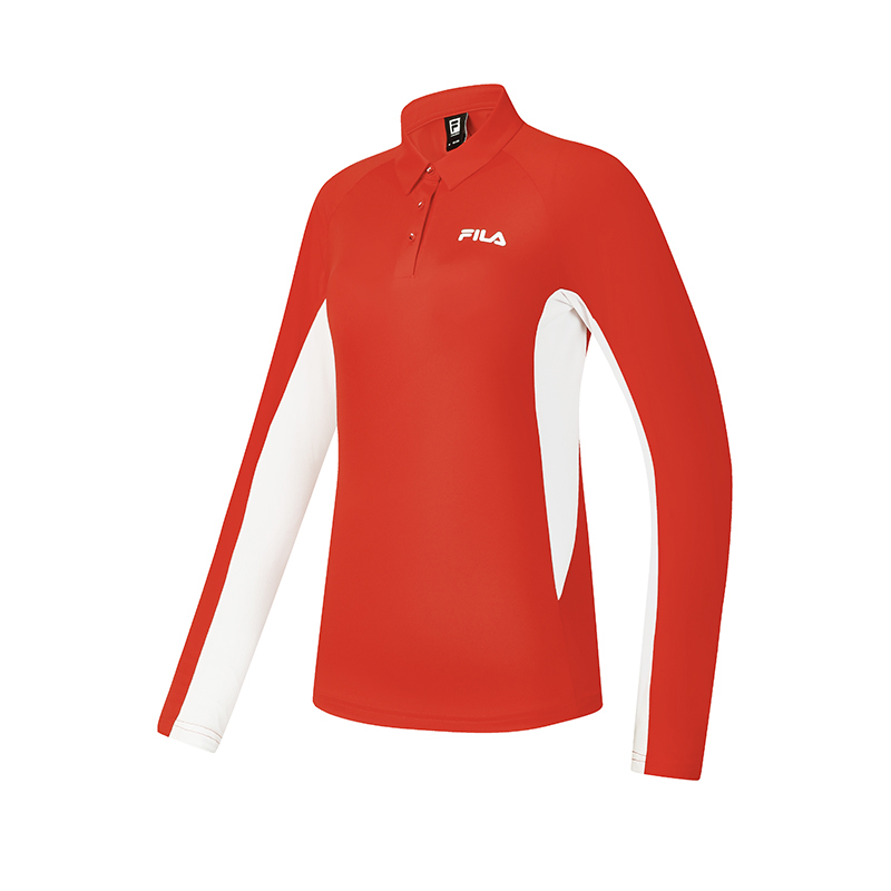 Футболка поло женская с национальным флагом красный логотип стандартный цвет FILA
Футболка поло женская с национальным флагом красный логотип стандартный цвет FILA