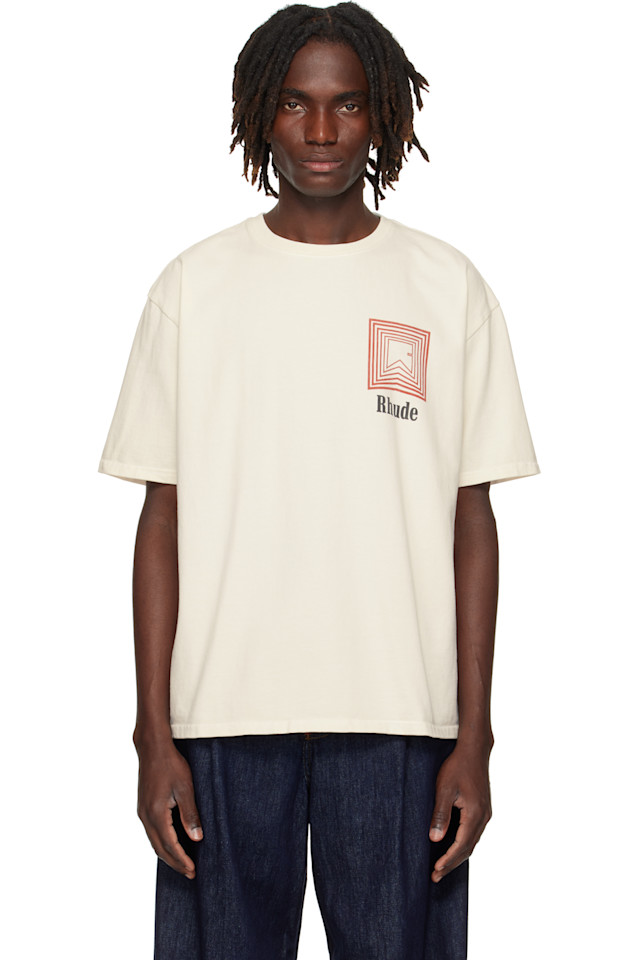 Футболка с логотипом Chevron в повторяющемся узоре Rhude, белый
Футболка с логотипом Chevron в повторяющемся узоре Rhude, белый