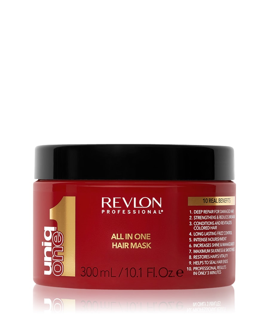 Маска для волос Revlon Professional UniqOne All In One Hair Mask, 300 ml
Маска для волос Revlon Professional UniqOne All In One Hair Mask, 300 ml