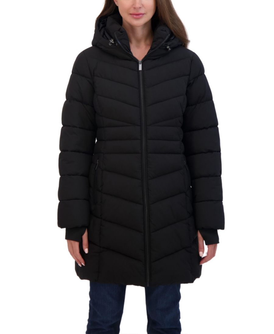 Женская укороченная куртка-пуховик с капюшоном (3/4) из эластичной ткани Sebby Collection, Black
Женская укороченная куртка-пуховик с капюшоном (3/4) из эластичной ткани Sebby Collection, Black