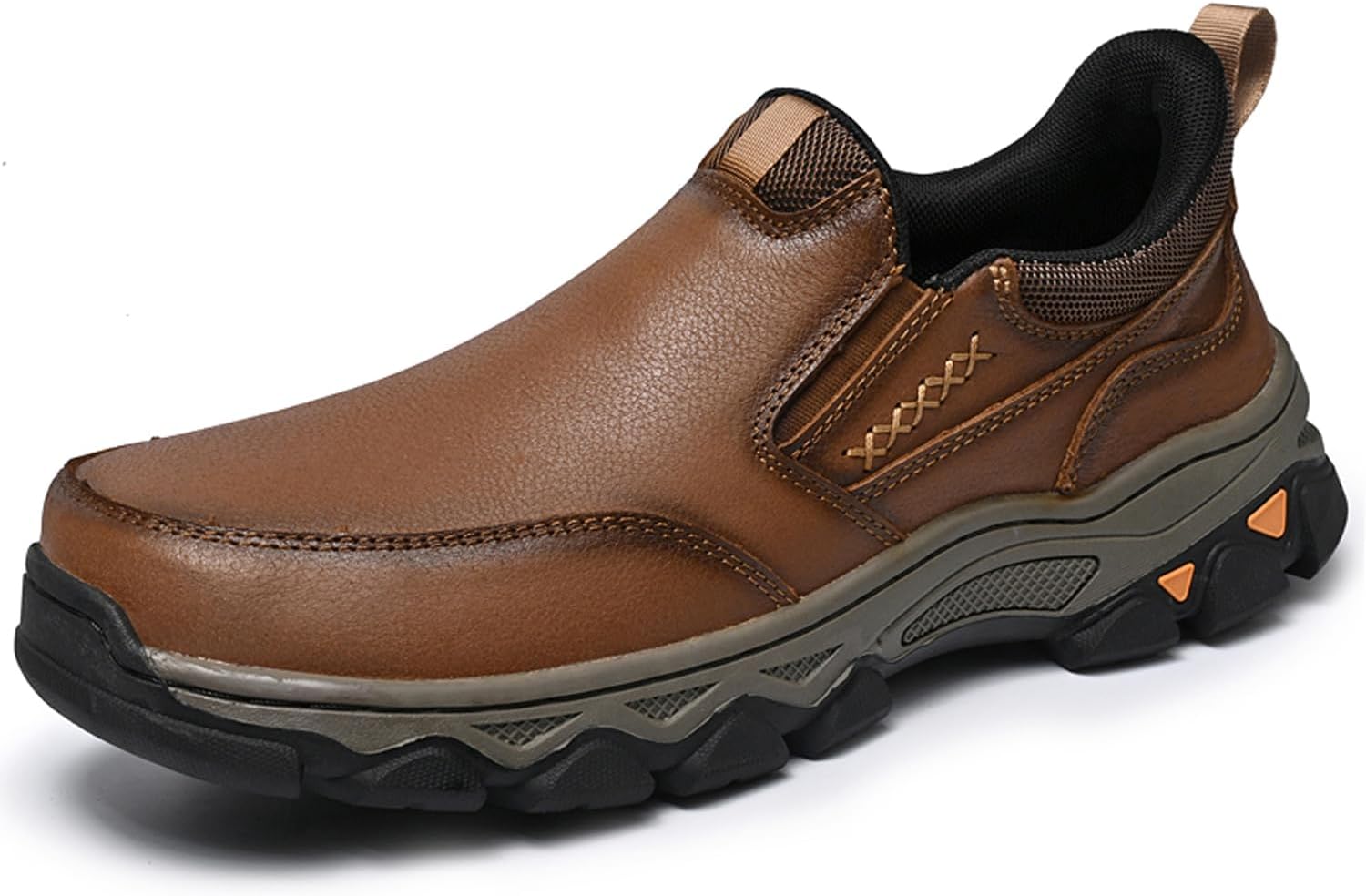 Мужские лоферы для повседневной жизни, офиса и прогулок, удобные для ходьбы, на улице, для горного туризма и походов, с противоскользящей подошвой, легкое надевание и снятие, из натуральной кожи Glivio, коричневый
Мужские лоферы для повседневной жизни, офиса и прогулок, удобные для ходьбы, на улице, для горного туризма и походов, с противоскользящей подошвой, легкое надевание и снятие, из натуральной кожи Glivio, коричневый