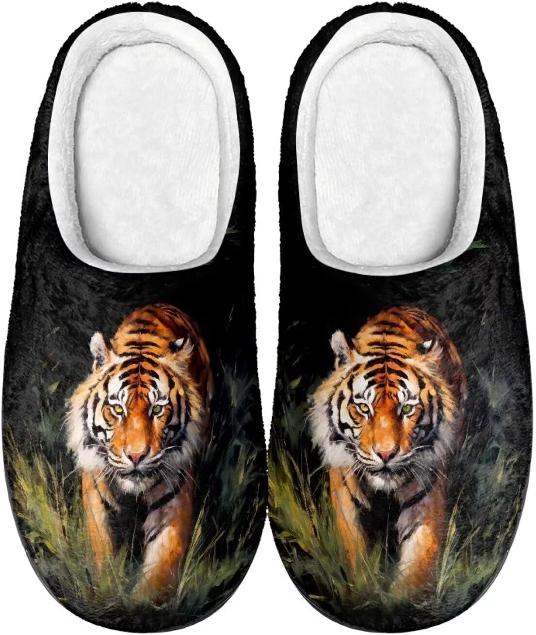 Мужские и женские нескользящие тапочки, теплые мягкие уютные тапочки из фланели, домашняя обувь для спальни и улицы, размеры 2-12 Zcfygdx, Realistic Tiger Pattern Print
Мужские и женские нескользящие тапочки, теплые мягкие уютные тапочки из фланели, домашняя обувь для спальни и улицы, размеры 2-12 Zcfygdx, Realistic Tiger Pattern Print