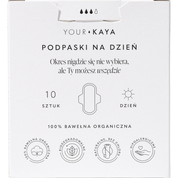 Ежедневные гигиенические прокладки, 10 шт./1 упаковка. Your Kaya 
Ежедневные гигиенические прокладки, 10 шт./1 упаковка. Your Kaya
