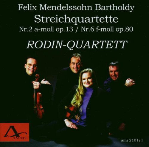 CD диск Mendelssohn / Rodin Quartett: String Quartets 2 & 6
CD диск Mendelssohn / Rodin Quartett: String Quartets 2 & 6