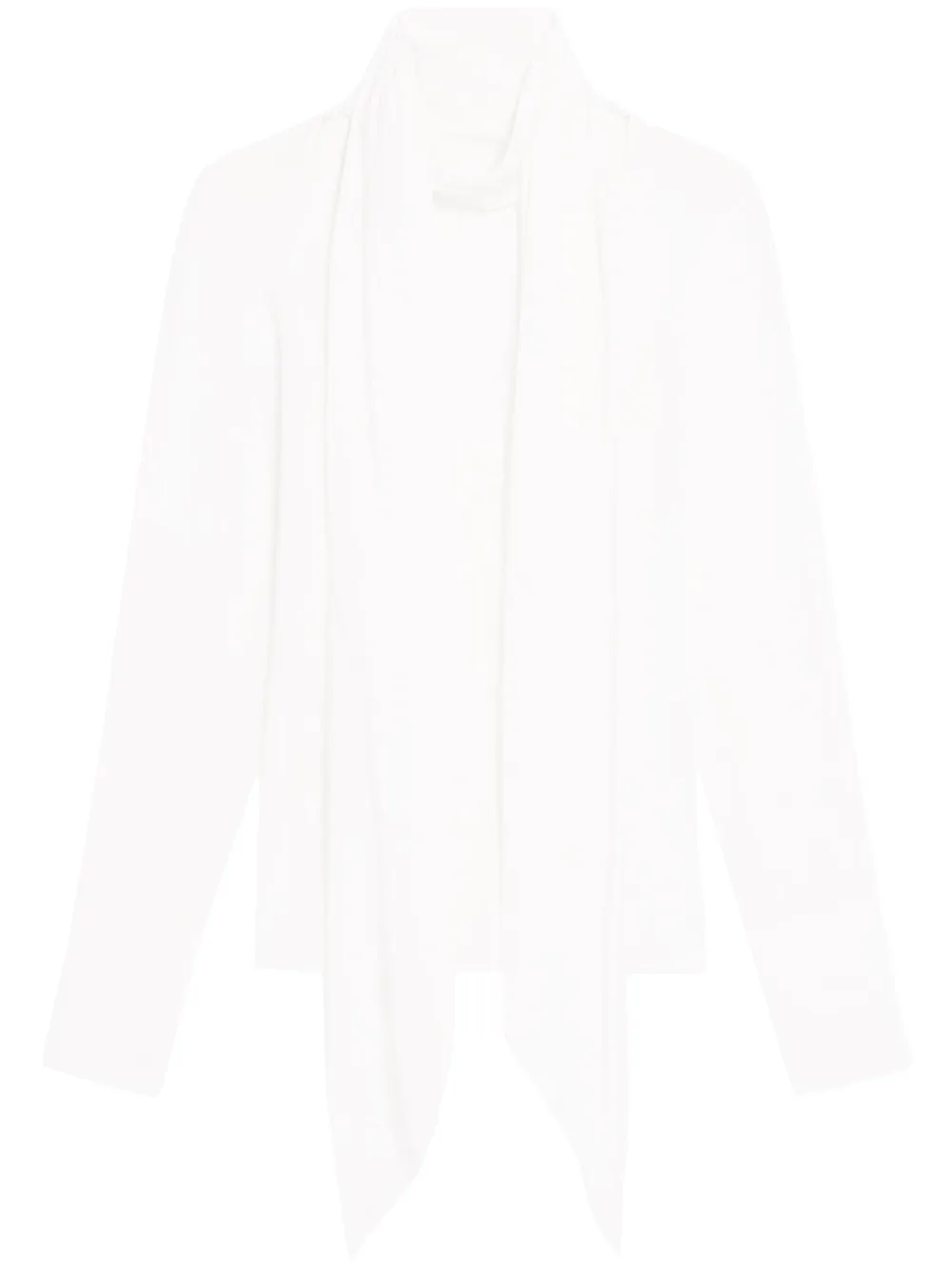 Шелковая блузка с шарфом Helmut Lang, нейтральный
Шелковая блузка с шарфом Helmut Lang, нейтральный