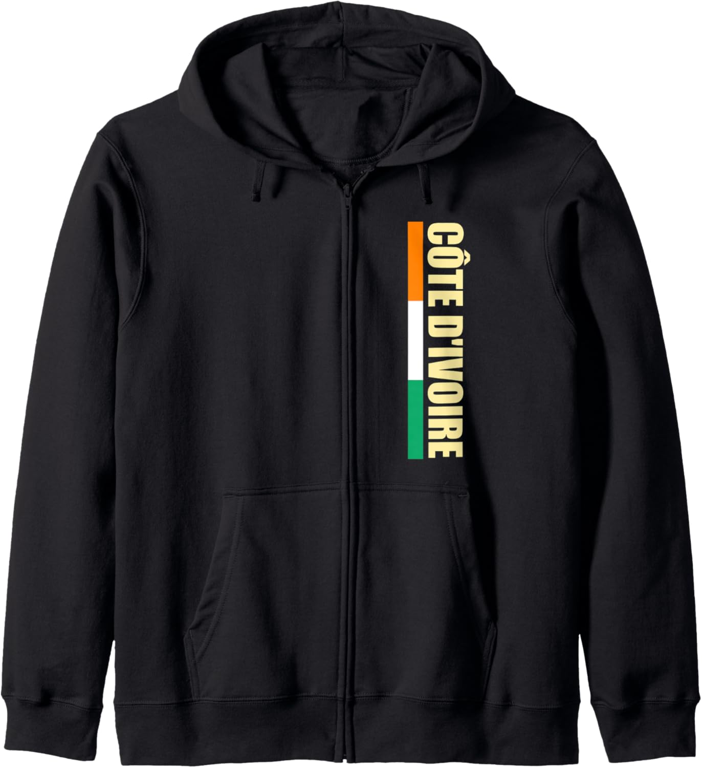 Подарки с изображением национального флага Кот-д'Ивуара, герба Кот-д'Ивуара, толстовка на молнии Ivorian Roots Apparel, черный
Подарки с изображением национального флага Кот-д'Ивуара, герба Кот-д'Ивуара, толстовка на молнии Ivorian Roots Apparel, черный