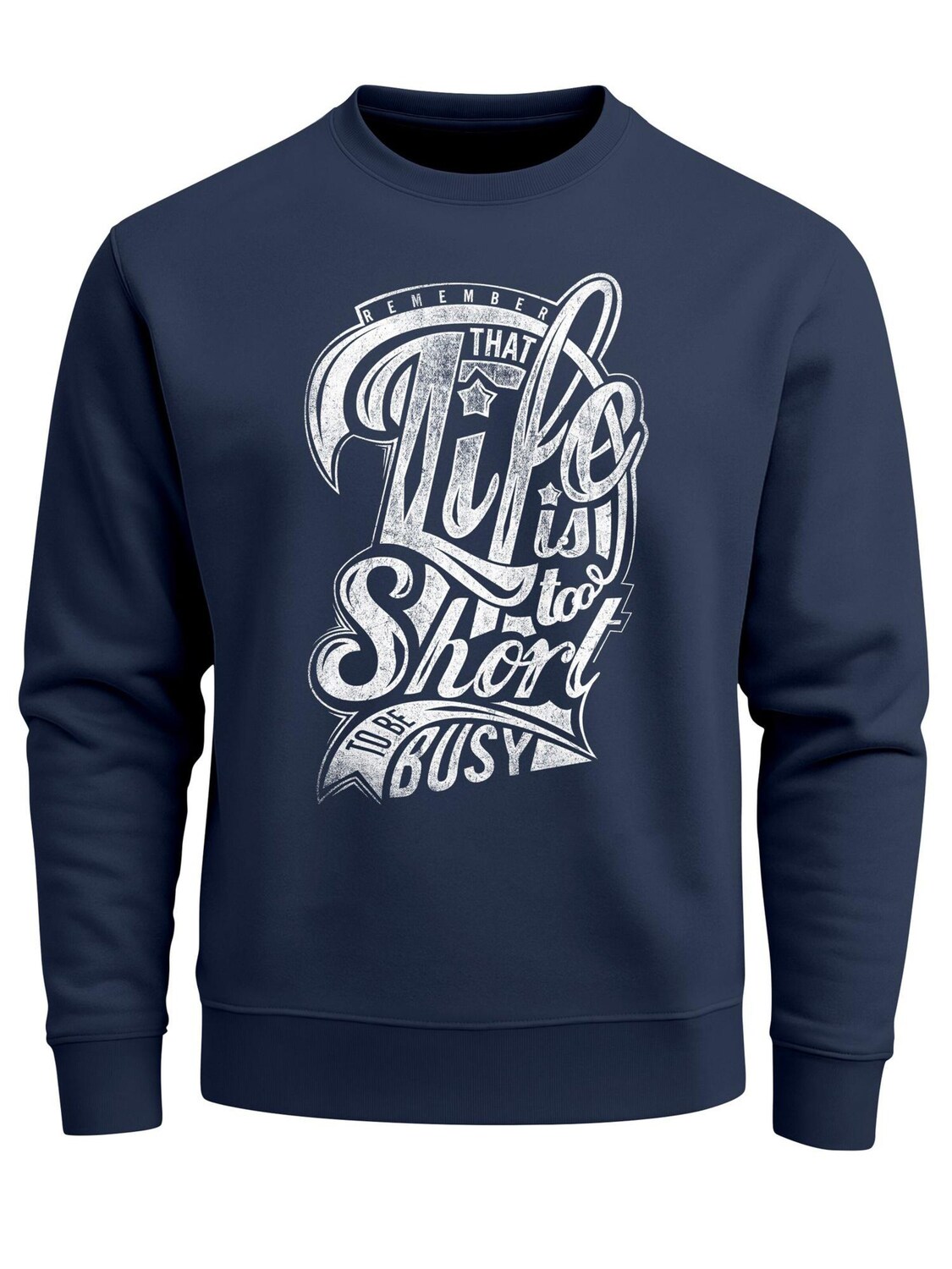 Neverless Свитшот 'Life is too Short' в цвете Navy, Синий, Neverless Свитшот 'Life is too Short' в цвете Navy
Neverless Свитшот 'Life is too Short' в цвете Navy, Синий, Neverless Свитшот 'Life is too Short' в цвете Navy