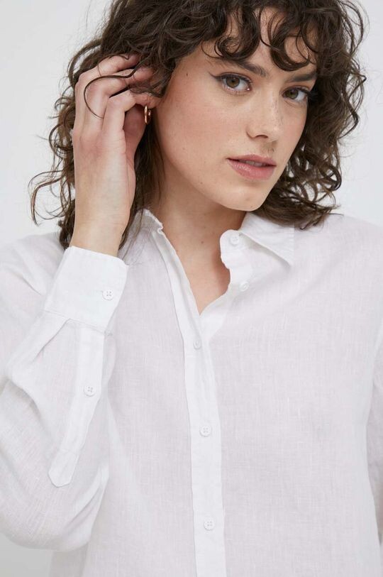 Льняная рубашка United Colors of Benetton, белый
Льняная рубашка United Colors of Benetton, белый