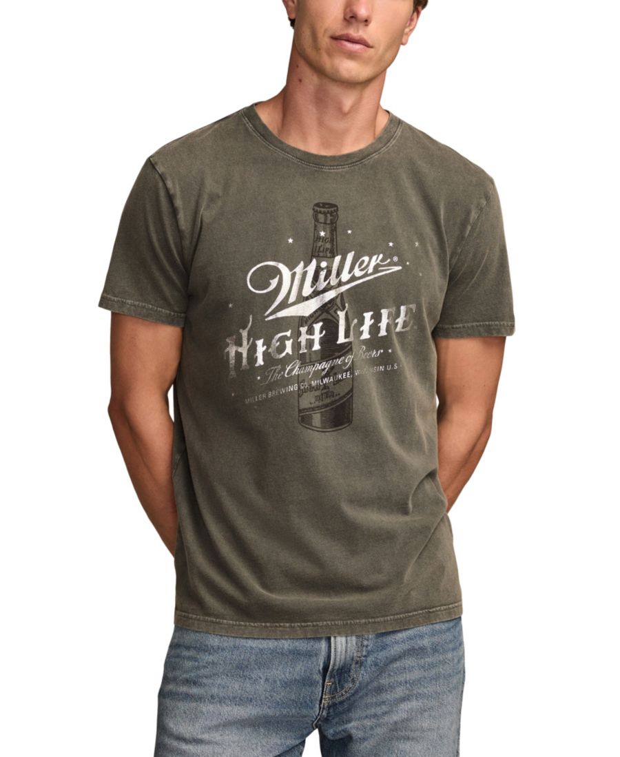 Мужская футболка Miller High Life стандартного кроя Lucky Brand, Olive green, Зеленый, Мужская футболка Miller High Life стандартного кроя Lucky Brand, Olive green
Мужская футболка Miller High Life стандартного кроя Lucky Brand, Olive green, Зеленый, Мужская футболка Miller High Life стандартного кроя Lucky Brand, Olive green