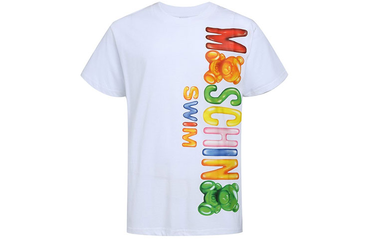 Футболка с круглым вырезом и принтом логотипа Moschino
Футболка с круглым вырезом и принтом логотипа Moschino