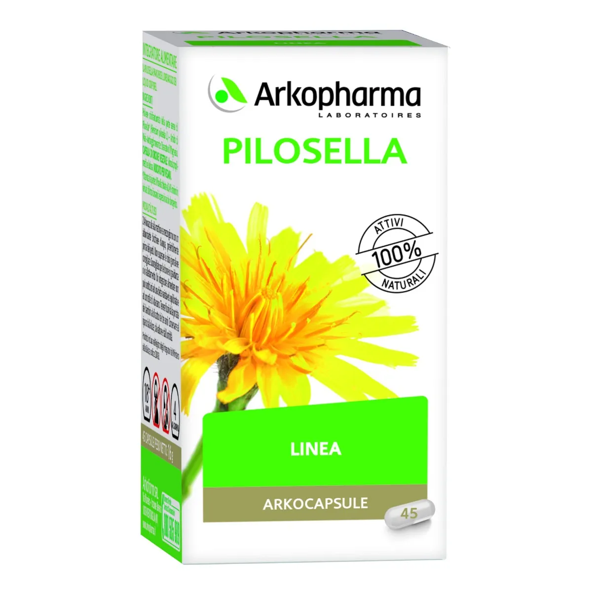 Arkopharma Pilosella 45 очищающих капсул
Arkopharma Pilosella 45 очищающих капсул