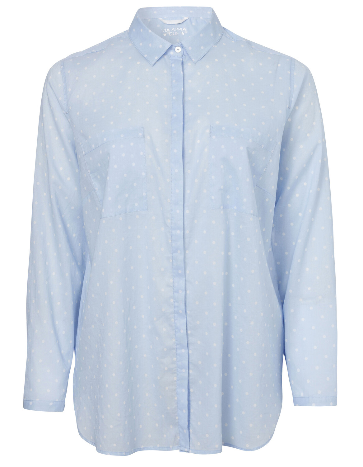 Блуза VIA APPIA DUE Verspielte mit gepunktetem Allover Muster, цвет hellblau/ecru
Блуза VIA APPIA DUE Verspielte mit gepunktetem Allover Muster, цвет hellblau/ecru