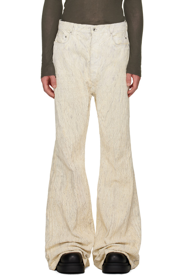 Rick Owens Off White concordians runway bolan jeans
Rick Owens Off White concordians runway bolan jeans