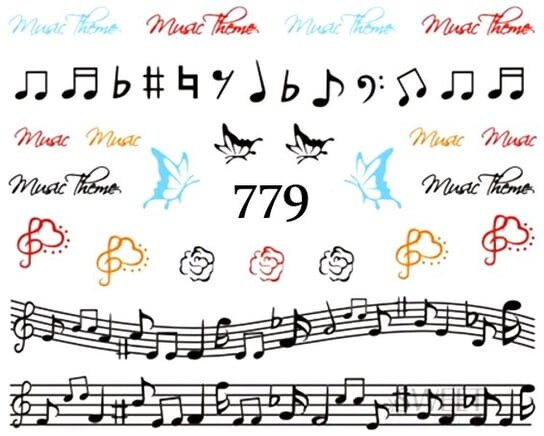 Водные наклейки для ногтей - №779, Raisin
Водные наклейки для ногтей - №779, Raisin